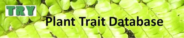 TRY - Plant Trait Database (morphology, anatomy, biochemistry, physiology...)