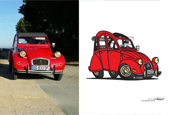 2cv Cartoon 4…