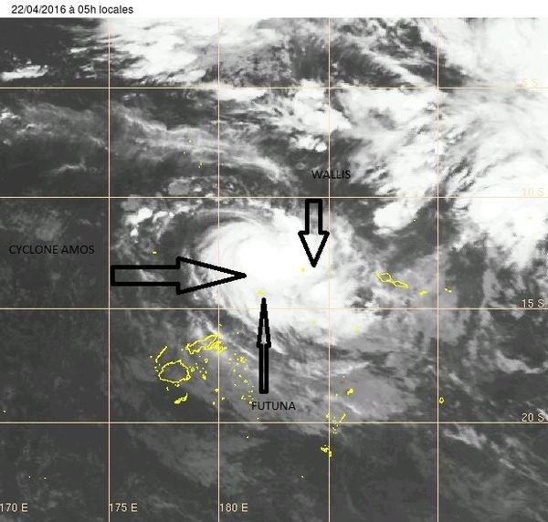 AMOS en route vers WALLIS et FUTUNA