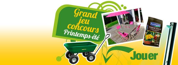 Grand jeu concours printemps-été 2013