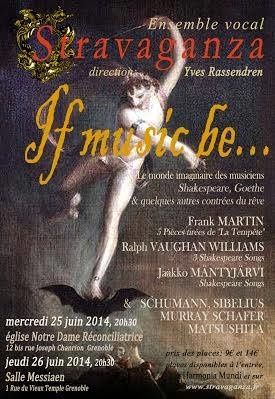 Concert - 24 & 25 juin 2014 - Ensemble vocal Stavaganza - Grenoble