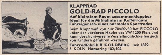 Gold Rad Piccolo (Graziella) 1965