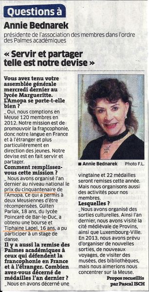 SPORTIVE ET BÉNÉVOLE MISE A L'HONNEUR