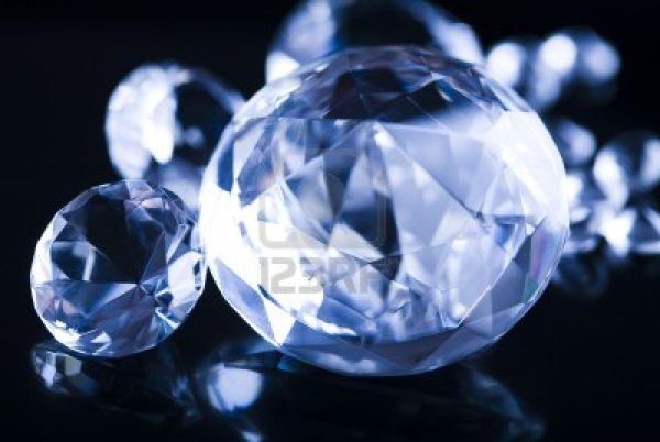 Diamants sur canapé