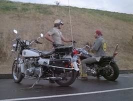 Lane splitting is no a crime