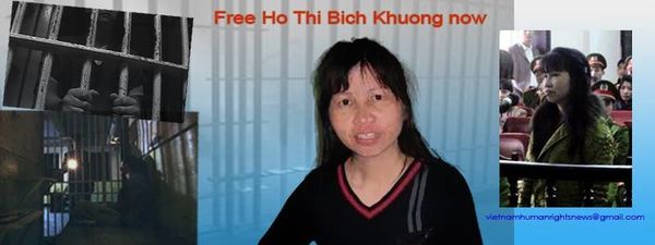 Vjetnamio : Ho thi Bich Khuong, terkultivistino kaj defendantino de rajto al grundo, arbitre enkarcerigita de januaro 2011