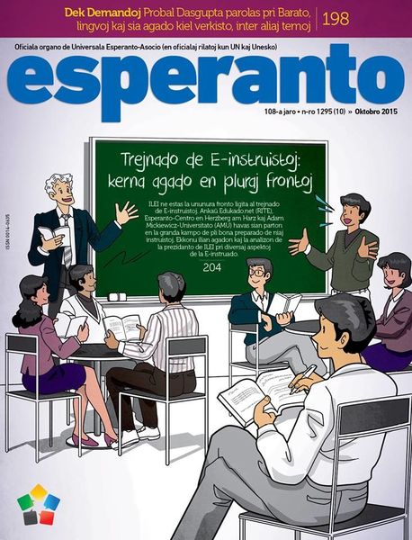 Enhavo de la oktobra numero de la revuo « Esperanto »