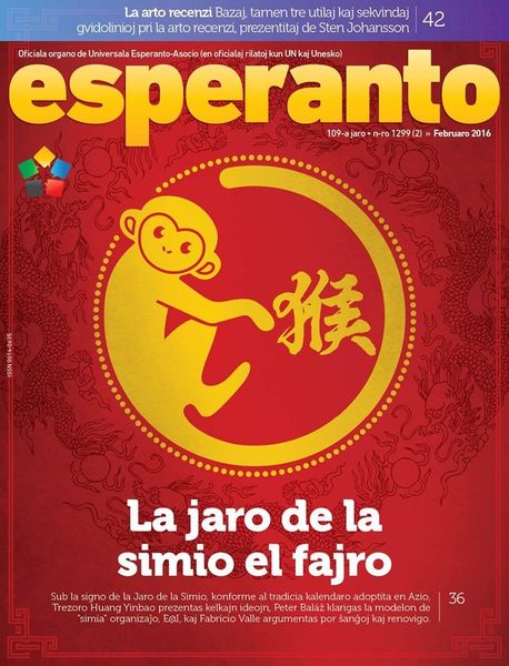 Revuo « Esperanto » : Enhavlisto de la februara kajero