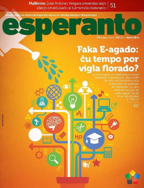 Revuo « Esperanto » : Enhavlisto de la marta kajero