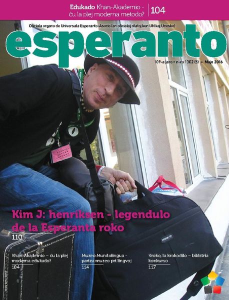Revuo « Esperanto » : Enhavlisto de la maja kajero