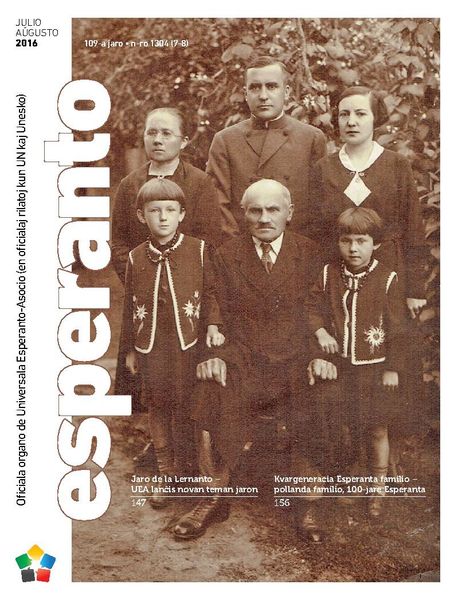 Revuo « Esperanto » : Enhavlisto de la julia-aŭgusta kajero