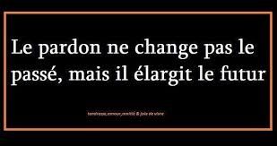 LE PARDON ET LA RESTAURATION