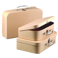 Valise en carton pour une Urne