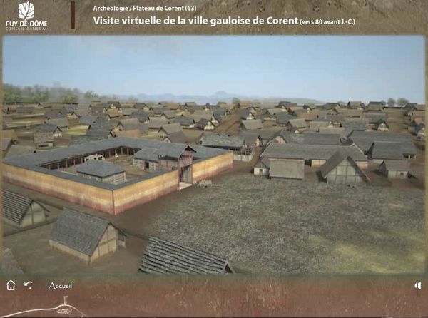 Corent, visite virtuelle du sanctuaire