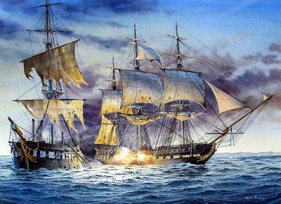 Les combats navals de l'année 1814