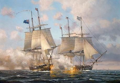 Les combats navals de l'année 1813