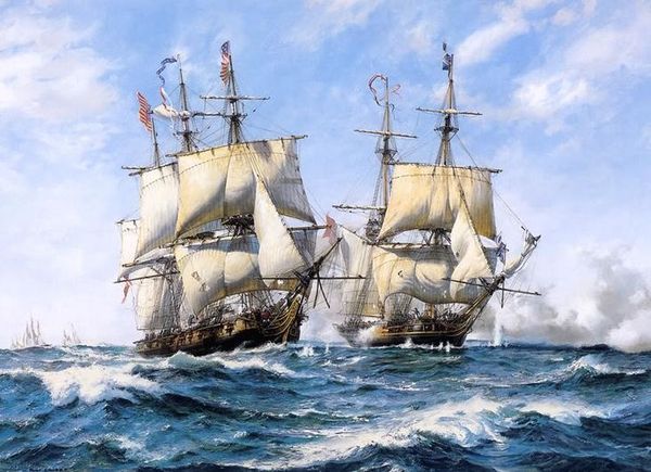 Les combats navals de l'année 1812
