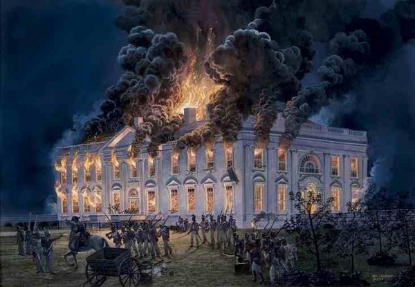 L'incendie de la Maison Blanche 24 août 1814