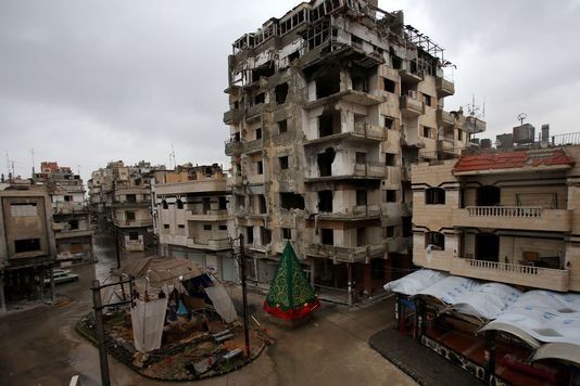 A Homs, en Syrie. | AFP/YOUSSEF KARWASHAN