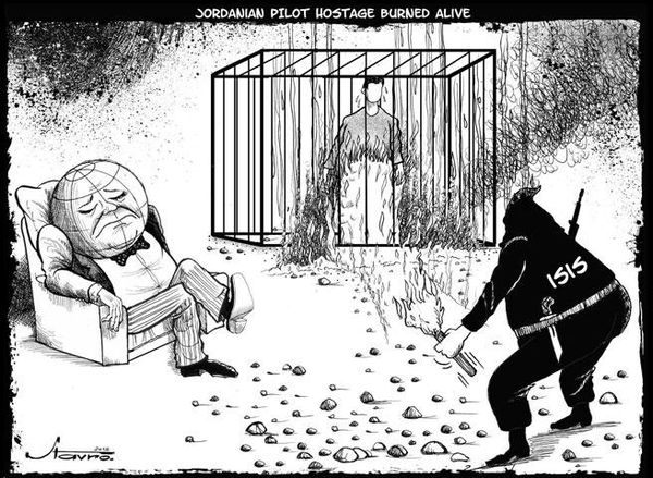 "Le pilote jordanien retenu en otage a été brûlé vif"