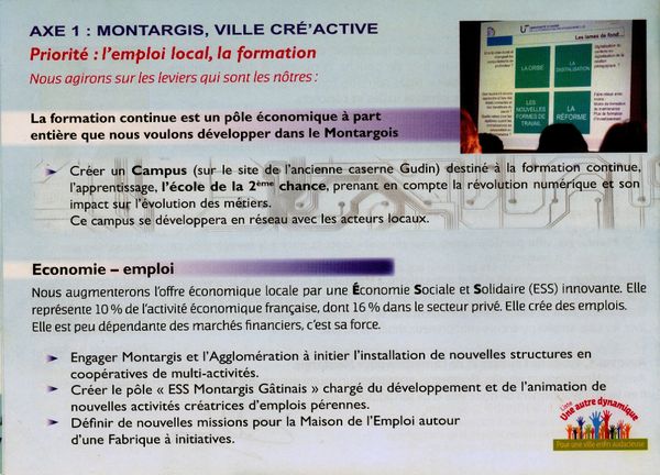 Priorité : l'emploi local, la formation