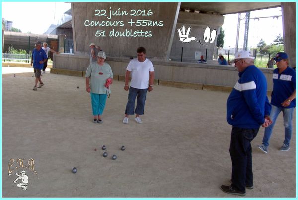 Concours +55ans du 22 juin 2016 au CHR