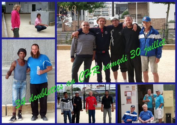 Concours du samedi 30 juillet 2016 au CHR Pétanque
