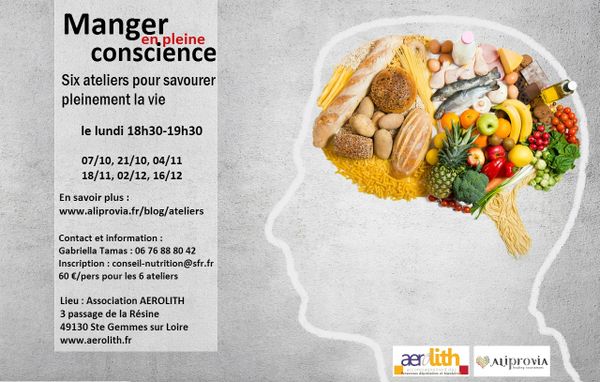 Ateliers Manger en Pleine Conscience