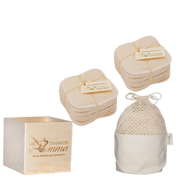 Lingettes démaquillantes lavables