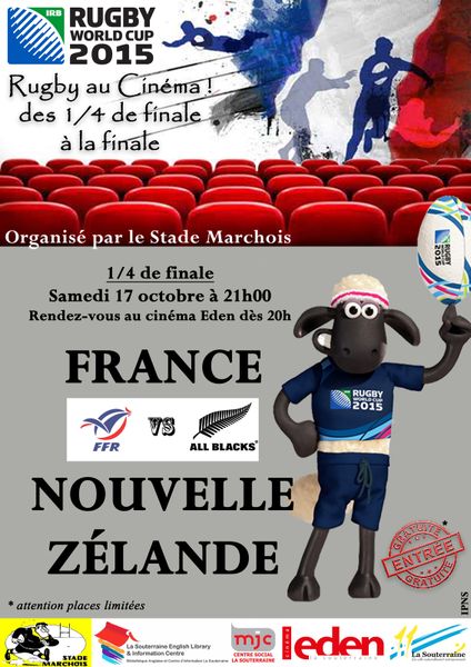 Ce sera finalement la Nouvelle-Zélande Samedi 17 Octobre à 21h