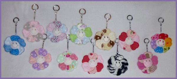Porte-clés fleurette