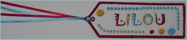 Le marque page de Lilou