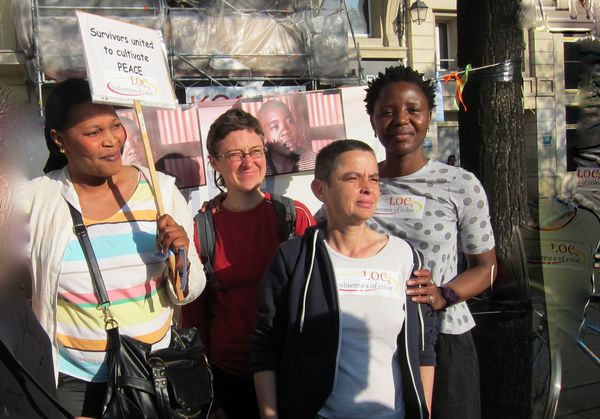 Non à la lesbophobie, non au viol, à Paris et à Johannesburg 24 avril 2013