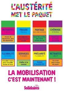 Rassemblement unitaire devant le Sénat le 30 octobre. La meilleure retraite, c'est l'attaque !