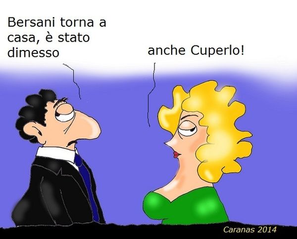 Bersani ringrazia e torna a casa