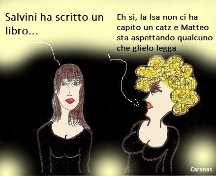E' finita la carta igienica, meno male che c'è il libro di Salvini