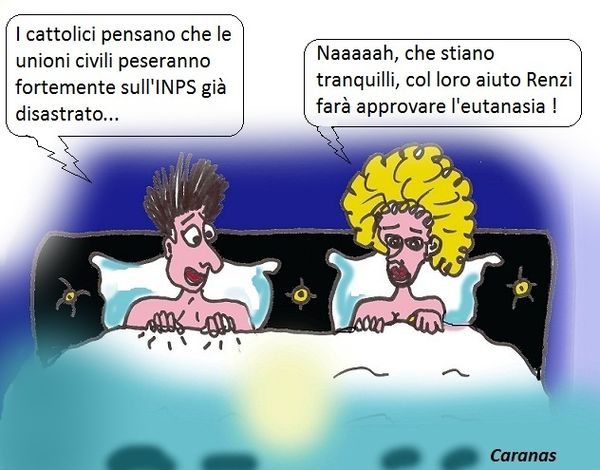 Unioni civili e reversibilità, questioni che rischiano di creare una profonda divisione nel Paese.