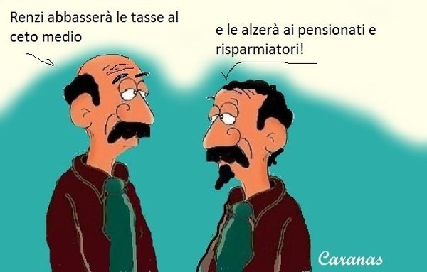 Meno tasse per il ceto medio? Campa cavallo...
