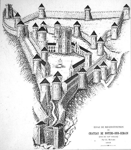 Bourgogne : Le vieux château de Noyers sur Serein