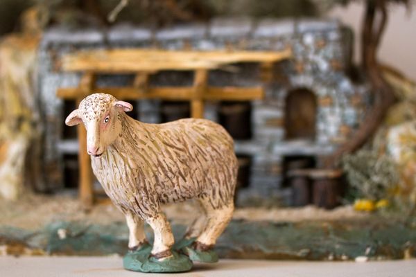 La transhumance pour santons de 26 cm