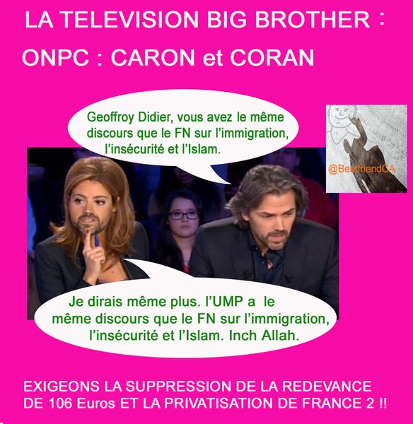 Encore un dérapage fasciste sur ONPC !!!
