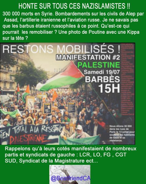 Le silence assourdissant des faux pacifistes!