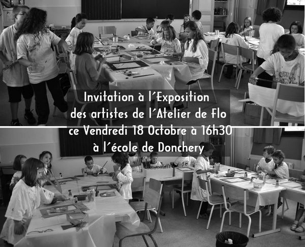 Les artistes Doncherois exposent à l'école !