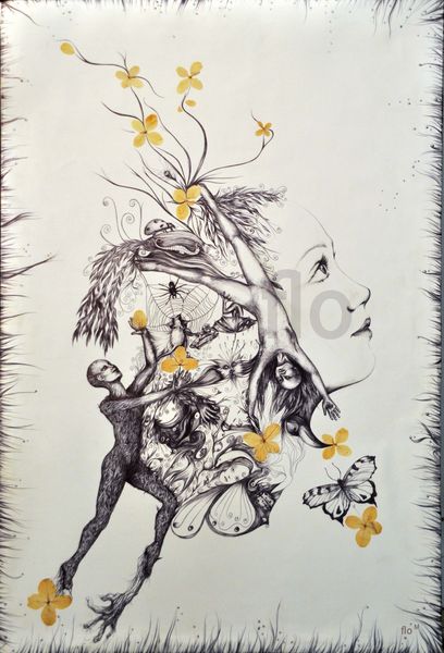 Un nouveau dessin dans la série "Germination"