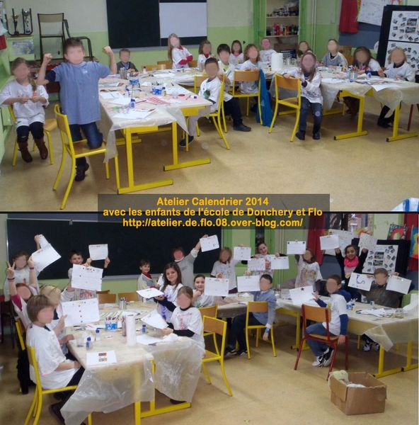 Atelier créatif à l'école avec Flo