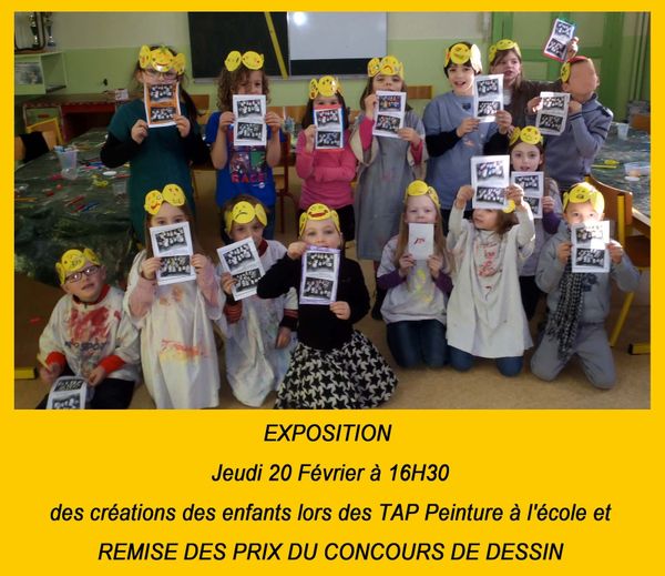 Exposition & Remise des prix des artistes à l'école