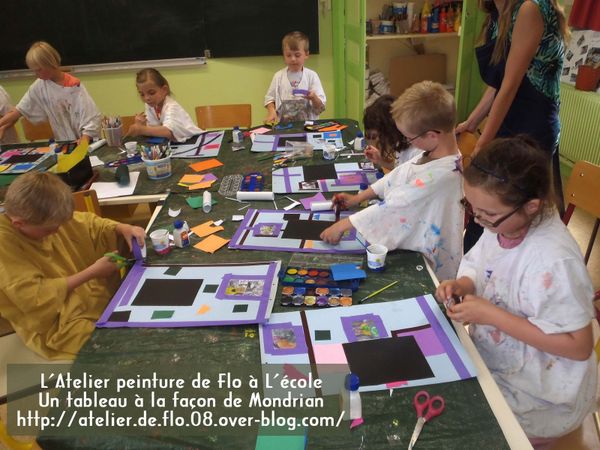 Mondrian au tableau noir !!!