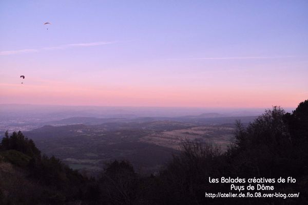 La descente aux flambeaux du Puys de Dôme