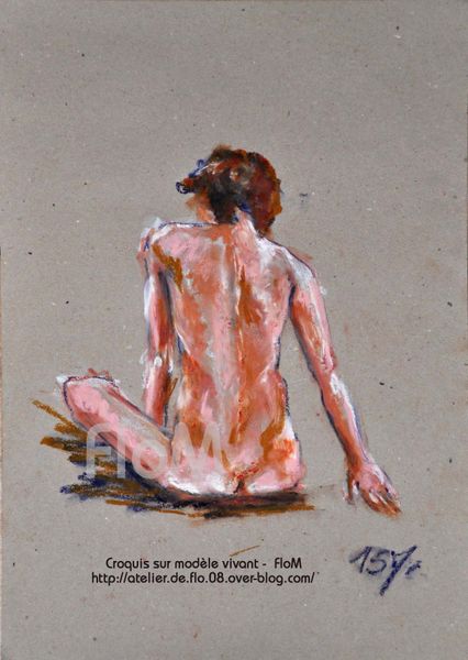 Croquis-pastels huile-FloM