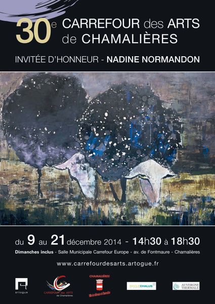 Affiche Exposition Carrefour des Arts avec FloM